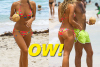 Natasha Oakley Enjoys Another Bikini Beach Day In Miami