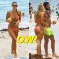 Natasha Oakley Enjoys Another Bikini Beach Day In Miami