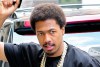 BREAKING! Nick Cannon Shows Off His Mini-Fro While Going Up A NYC Curb!