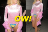 Pixie Lott Wears Pink Body Suit To Freedom Bar