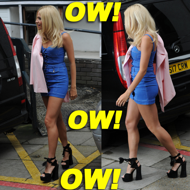 Pixie Lott leaving the ITV studios