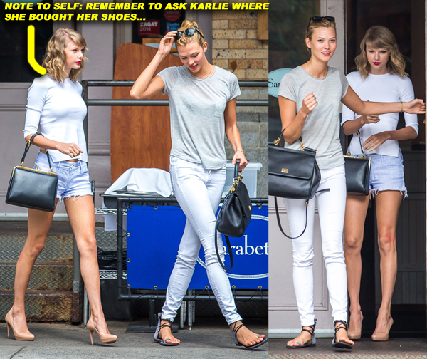 Taylor Swift & Karlie Kloss Lunch In NYC