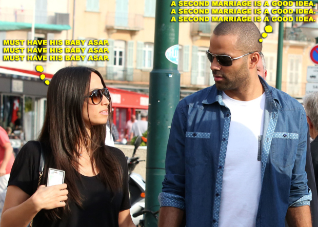 Tony Parker & Axelle Francine Vacation In Saint-Tropez