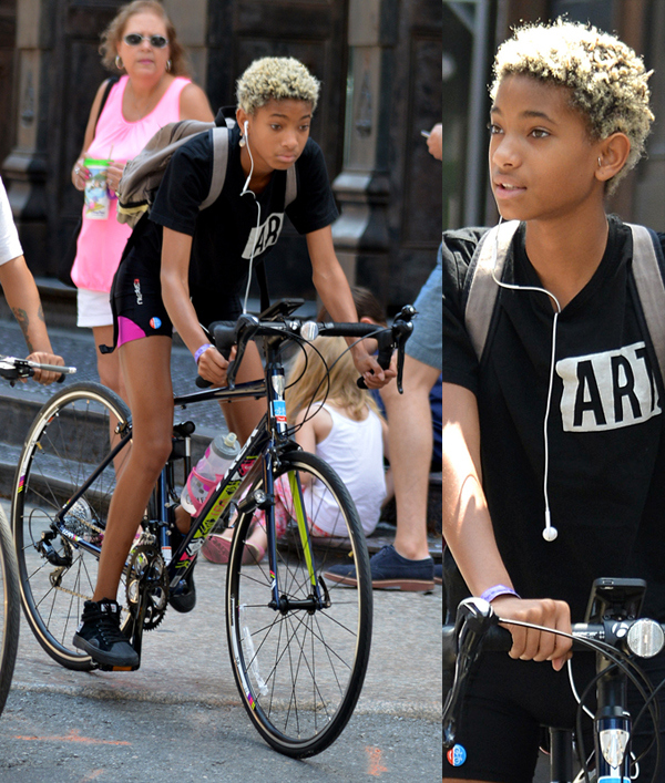 Willow SMith Rides Her Bike in The Streets of NYC