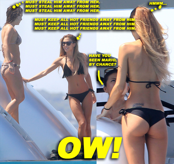 Exclusive... World Cup Hero Mario Gotze Vacations With Ann-Kathrin Brommel