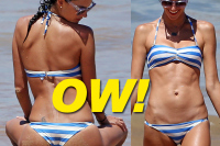Alessandra Ambrosio & Her Family Enjoy Day At The Beach