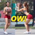 Amanda Cerny Shows Off Her Adorable Basketball Skills