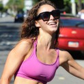 Ultra-Fit Cara Santana Gets Her Workout On In L.A.