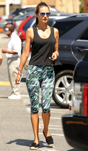 Exclusive... Alessandra Ambrosio At The Brentwood Mart