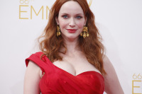 2014 Emmys: Christina Hendricks Did Her Annual Boob Show