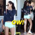 Eiza Gonzalez Rocks Some Tight Shorts At Fred Segal