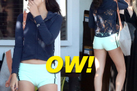 Eiza Gonzalez Rocks Some Tight Shorts At Fred Segal