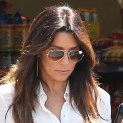 BREAKING! Eva Longoria Photographed Getting Into Her Tesla!