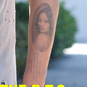 Yup, Zoe Saldana’s Sugar Baby-Hubby Got Her Face Tattoed On His Arm!