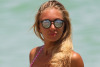 Bikini-Clad Laura Cremaschi Helps Elderly Man At The Beach!
