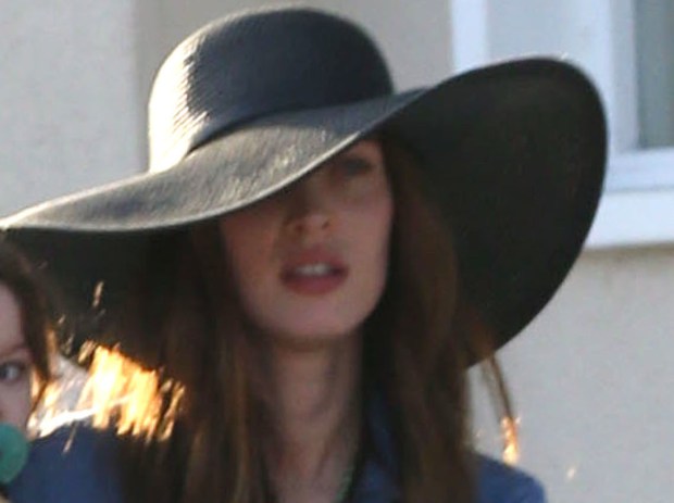 Exclusive... Megan Fox & Brian Austin Green Take Their Sons To Dinner