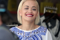 Rita Ora Shows Of Her Amazing Legs On A Photoshoot in Beverly Hills