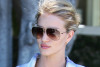 MELROSE: Rosie Huntington-Whiteley Photographed Closing Car Door and Walking Down Curb!