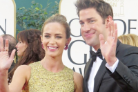 Emily Blunt and John Krasinski’s Ice Bucket Challenge With the Links!