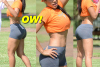 Andrea Calle Stretches Her Sexy Bod Before Working Out In Miami
