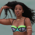 Angela Simmons Shows Off Her Bikini Body In Miami! OW!