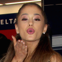 Ariana Grande Jets Off! Catwalks Through LAX In Style