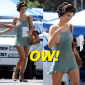 Emily Ratajkowski On The Set Of “We Are Your Friends”