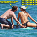 Gerard Butler Gives Mystery Girlfriend An Impromptu Booty Inspection
