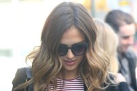 BREAKING!! Jessica Alba Forgets To Remove Price Tag From Her All Saints Blazer!