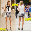 Jessica Hart is All Smiles at Mercedes-Benz Fashion Week