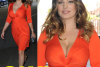 Kelly Brook Takes Her Talents To BBC Radio 1 Studios InLondon