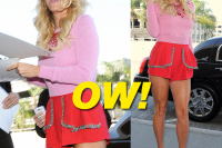 Kesha Rocks Some Short Shorts Leaving LAX
