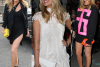 Laura Whitmore Enjoying London Fashion Week