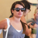 BREAKING!! Lea Michele Smiles After Sipping Green-Colored Drink From Earth Bar