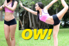 Lisa Opie Does Sexy Yoga At The Park In Miami