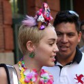 Miley’s Outfit Proves That It’s Not Easy Getting Attention At NY Fashion Week