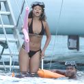 Was RiRi Texting Jay Z While On A Yacht in Barbados?