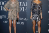 Toni Garrn vs. Bar Refaeli at Vogue Italia 50th Anniversary in Milan