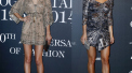 Toni Garrn vs. Bar Refaeli at Vogue Italia 50th Anniversary in Milan