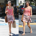 Alessandra Ambrosio Shops at Whole Foods in Brentwood