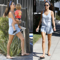 Alessandra Ambrosio Running Errands In Santa Monica