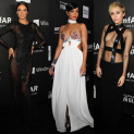 Alessandra Ambrosio, Rihanna, Miley Cyrus at amfAR LA Inspiration Gala