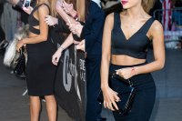 Ariana Grande Visits BBC Radio 1 In London