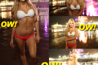 Caitlin O’Connor in a Midnight Beach Bikini Shoot with SunOfHollywood.com