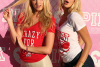 Elsa Hosk & Rachel Hilbert at Victoria’s Secret PINK Nation