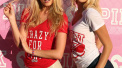 Elsa Hosk & Rachel Hilbert at Victoria’s Secret PINK Nation