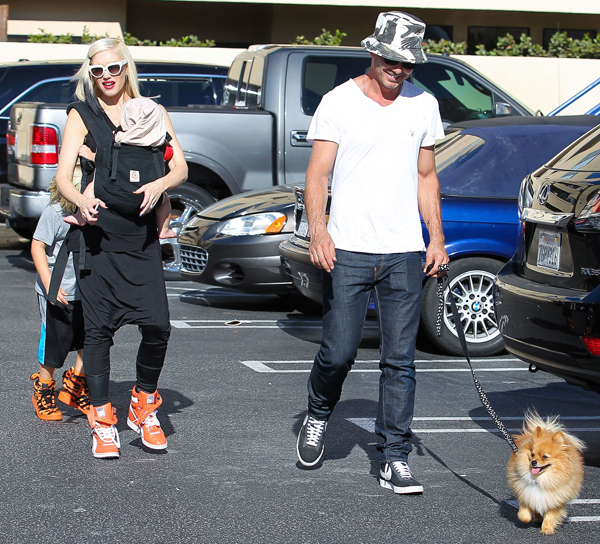 Gwen Stefani & Family Have A Busy Day In Studio City