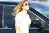 Jennifer Lopez Catches A Private Jet in L.A.; Says Goodbye To Kids
