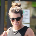 Lea Michele and Rebel Wilson Are Today’s Parking Lot Catwalkers