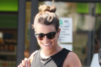 Lea Michele and Rebel Wilson Are Today’s Parking Lot Catwalkers